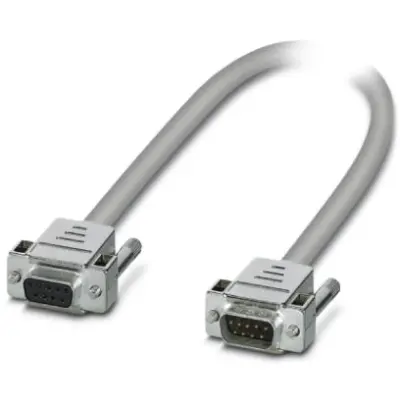 Extension cable, 1.5 m, D-Sub plug, 9 pole to D-Sub socket, 9 pole, 2300009 - 1