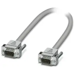 Connection cable, 2 m, D-Sub plug, 9 pole to D-Sub plug, 9 pole, 2305583