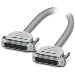 Connection cable, 2 m, D-Sub socket, 25 pole to D-Sub socket, 25 pole, 2305486