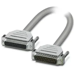 Extension cable, 0.5 m, D-Sub plug, 25 pole to D-Sub socket, 25 pole, 2302120