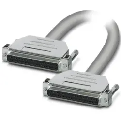 Connection cable, 15 m, D-Sub socket, 37 pole to D-Sub socket, 37 pole, 2900763