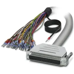 Connection cable, 2 m, D-Sub socket, 37 pole to open end, 2926250