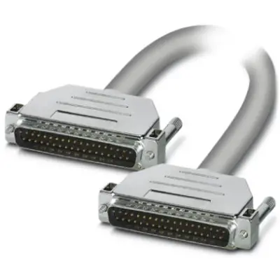 Connection cable, 2 m, D-Sub plug, 37 pole to D-Sub plug, 37 pole, 2305677 - 1
