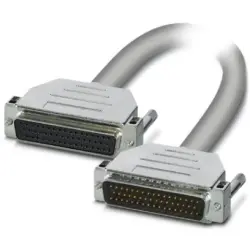 Extension cable, 3 m, D-Sub plug, 50 pole to D-Sub socket, 50 pole, 2302308