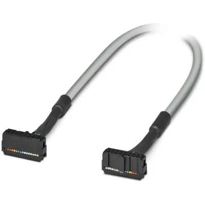 Connection cable, 1 m, IDC/FLK socket header angled to IDC/FLK socket header angled, 0.129 mm², AWG 26, 2299301 - 1
