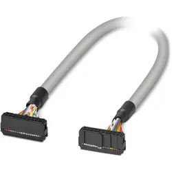 Connection cable, 1.5 m, IDC/FLK socket header angled to IDC/FLK socket header angled, 0.129 mm², AWG 26, 2296472