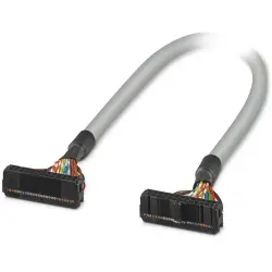 Connection cable, 1 m, IDC/FLK socket header angled to IDC/FLK socket header angled, 0.129 mm², AWG 26, 2299398