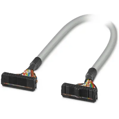 Connection cable, 1 m, IDC/FLK socket header angled to IDC/FLK socket header angled, 0.129 mm², AWG 26, 2299398 - 1