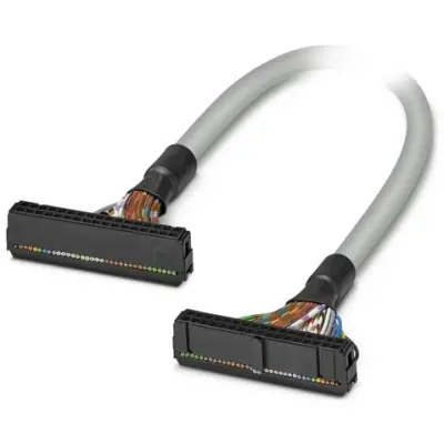 Connection cable, 2 m, IDC/FLK socket header angled to IDC/FLK socket header angled, 0.129 mm², AWG 26, 2299505 - 1
