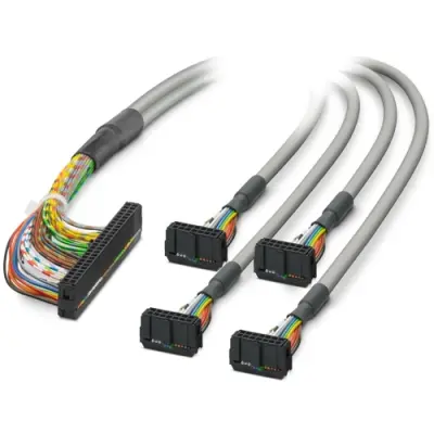 Connection cable, 1.5 m, IDC/FLK socket header angled to IDC/FLK socket header angled, 0.129 mm², AWG 26, 2296702 - 1