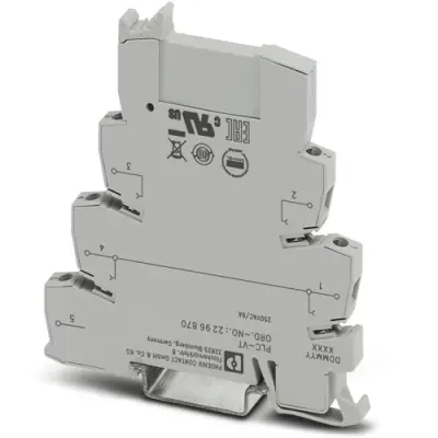 Through terminal block, screw connection, 0.2-2.5 mm², 6 A, gray, 2296870 - 1