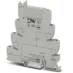 Through terminal block, screw connection, 0.2-2.5 mm², 6 A, gray, 2296867