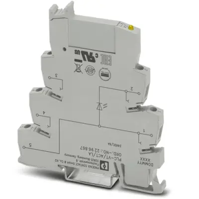 Through terminal block, screw connection, 0.2-2.5 mm², 6 A, gray, 2296867 - 1