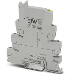 Through terminal block, screw connection, 0.2-2.5 mm², 6 A, 0.5 kV, gray, 2296854