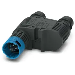 Y splitter, 3 pole, black, 1526186