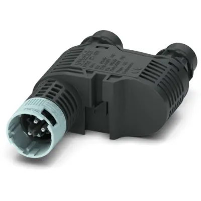 Y splitter, 3 pole, black, 1526190 - 1