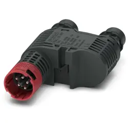 Y splitter, 5 pole, black, 1526196