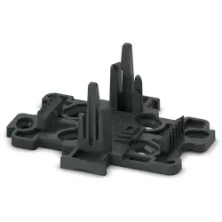 Base plate, black, for PRC 20 Y distributor, 1532255