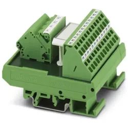 Potential distributor, spring balancer connection, 0.2-6.0 mm², 2 pole, 17 A, 2.3 kV, green, 2302366