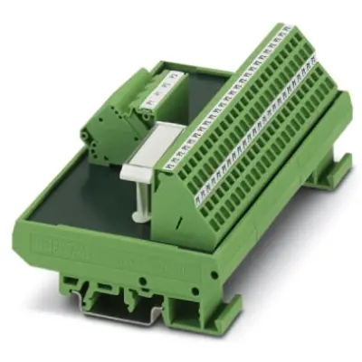 Potential distributor, spring balancer connection, 0.2-6.0 mm², 2 pole, 17 A, 2.3 kV, green, 2302382 - 1