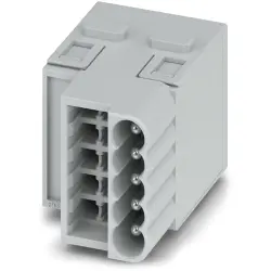 Pin contact insert, 5 pole, equipped, push-in, 1118092