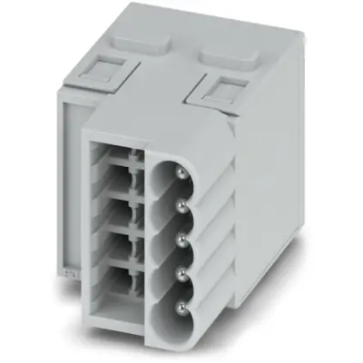 Pin contact insert, 5 pole, equipped, push-in, 1118092 - 1