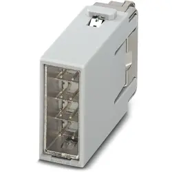 Pin contact insert, 8 pole, equipped, crimp connection, 1353603