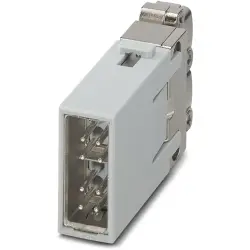 Pin contact insert, 8 pole, equipped, crimp connection, 1353614