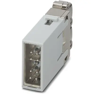 Pin contact insert, 8 pole, equipped, crimp connection, 1353614 - 1