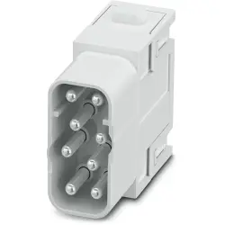 Pin contact insert, 8 pole, equipped, push-in, 1424227