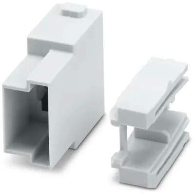 Pin contact insert, 8 pole, unequipped, cable connection, 1435214 - 1