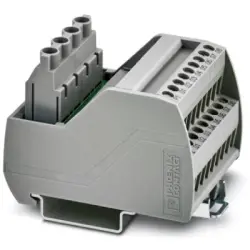 Potential distributor, screw connection, 0.2-6.0 mm², 2 pole, 15 A, 2.2 kV, gray, 2315256