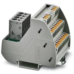 Potential distributor, push-in connection, 0.25-0.6 mm², 2 pole, 30 A, gray, 2903798
