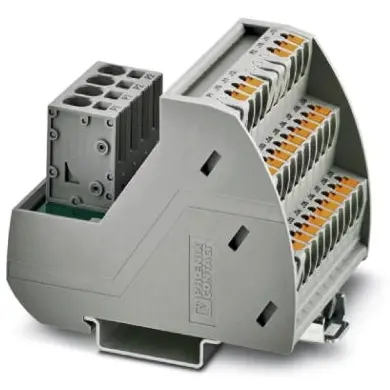 Potential distributor, push-in connection, 0.25-0.6 mm², 2 pole, 30 A, gray, 2903798 - 1