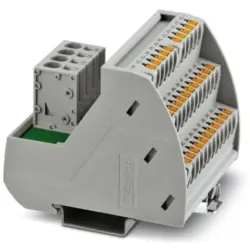Potential distributor, push-in connection, 0.25-0.6 mm², 2 pole, 30 A, gray, 2903799