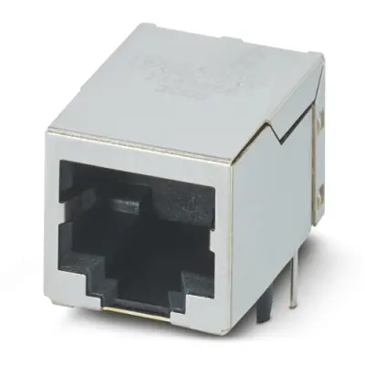 Panel socket, RJ45, 8 pole, 8P8C, solder connection, through hole, 1149868 - 1