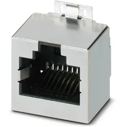 Panel socket, RJ45, 8 pole, 8P8C, solder connection, SMD, 1149611