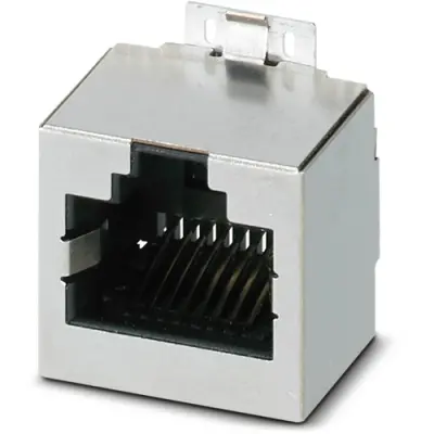 Panel socket, RJ45, 8 pole, 8P8C, solder connection, SMD, 1149611 - 1