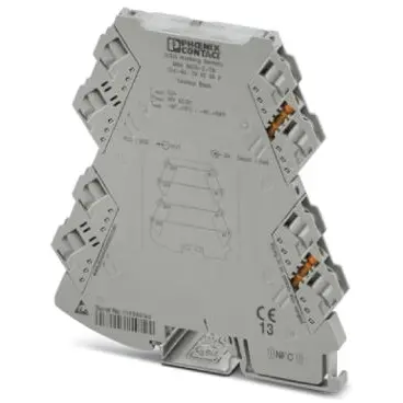 Through terminal block, Screw connection, grey - 1
