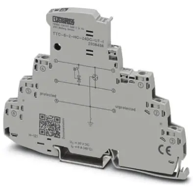 Surge protection device, 6 A, 24 VDC, 2908438 - 1