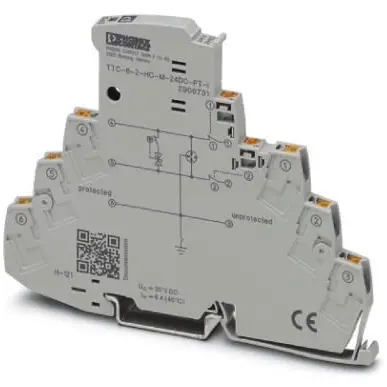 Surge protection device, 6 A, 24 VDC, 2906731 - 1