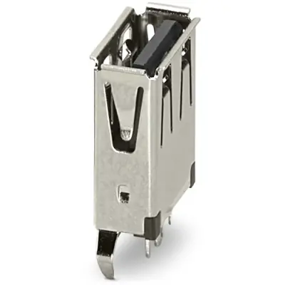 USB-A socket, 4 pole, USB 2.0, solder connection, 1332632 - 1