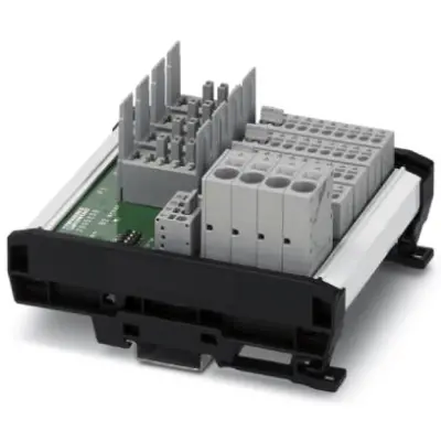 Potential distributor, push-in connection, 0.75-16 mm², 1 pole, 48 A, 0.5 kV, gray, 2905238 - 1