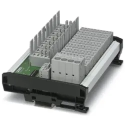 Potential distributor, push-in connection, 0.75-16 mm², 1 pole, 60 A, 0.5 kV, gray, 2905240