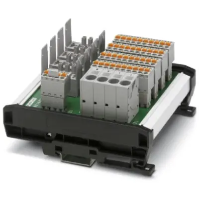 Potential distributor, push-in connection, 0.2-2.5 mm², 48 A, 0.5 kV, gray, 2801481 - 1
