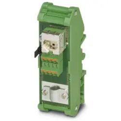 Patch panel, RJ45 socket, (W x H x D) 29 x 90 x 53 mm, gray, 2901642