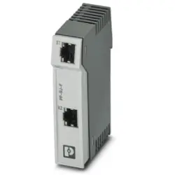 Patch panel, RJ45 socket, (W x H x D) 23.8 x 101.3 x 86 mm, gray, 2703020