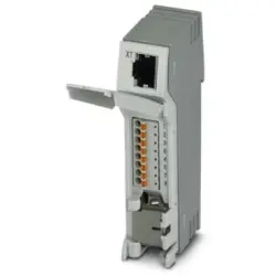 Patch panel, RJ45 socket, (W x H x D) 23.8 x 101.3 x 50 mm, gray, 2703018