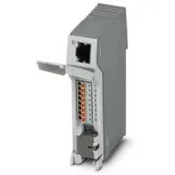 Patch panel, RJ45 socket, (W x H x D) 23.8 x 101.3 x 86 mm, gray, 2703022