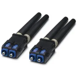 FO plug, SC-RJ, POF, black, 2708656